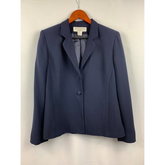 Jones New York Womens Blazer Jacket Size 8 Blue - Picture 1 of 6